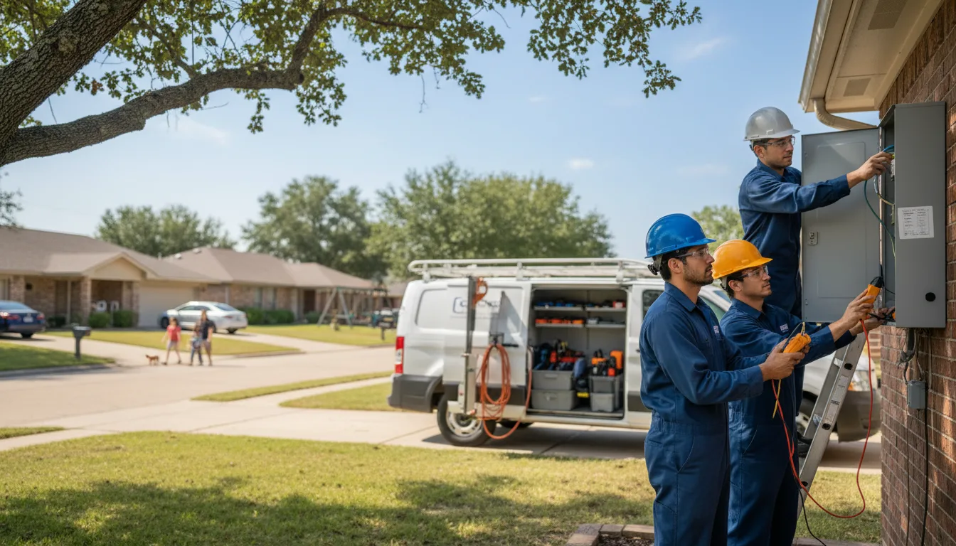 Certified electrician providing emergency electrical services in Sterling, IL